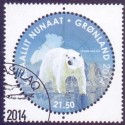 2014. 21,50 Kr. Fra pol til pol. AFA nr. 687 postfrisk   stemplet