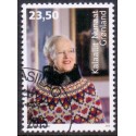 2015. 23,50 Kr. Dr. Margrethe 75 år. AFA nr. 699 postfrisk  stemplet