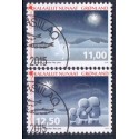 2015. 11,00-12,50 Kr. Julefrimærker. AFA nr. 717-18 postfrisk  stemplet FDC