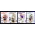 2016, 10,50-48,50 Kr. Kvinders nationaldragt. AFA nr. 719-22 postfrisk  stemplet FDC