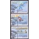 2016, 0,75-39,00. Sport i Grønland I. AFA nr. 732-34 postfrisk  stemplet FDC