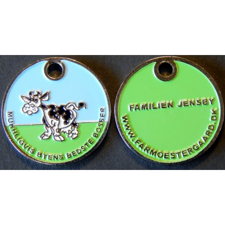 Vognpolet/coincart "Familien Jensby" 10kr/1€. str.