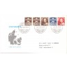 1982. FDC med hæftesammentryk HS5 (enkelt)