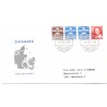 1983. FDC med hæftesammentryk HS6 (enkelt)