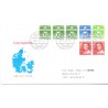 1988. FDC med hæftesammentryk HS11  (enkelt)