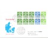 1988. FDC med hæftesammentryk HS11  (dobbelt)