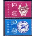Norge. 1976. Europamærker / CEPT. AFA nr. 738-39 ** stemplet postfrisk FDC