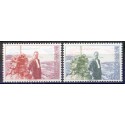 Norge. 1976. Olav Duuns fødsel. AFA nr. 744-45 ** stemplet postfrisk FDC