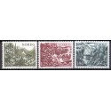 Norge. 1977. Træer. AFA nr. 758-60 ** stemplet postfrisk FDC