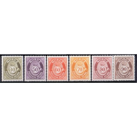 Norge. 1978. suppleringsværdier. AFA nr. 772-77 ** stemplet postfrisk FDC
