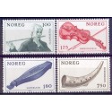 Norge. 1978. Musikinstrumenter. AFA nr. 797-800 ** stemplet postfrisk FDC