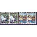 Norge. 1979. Norsk natur, parstykker. AFA nr. 809Cv-10Ch ** stemplet postfrisk FDC