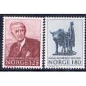 Norge. 1979. Johan Falkbergst fødsel AFA nr. 811-12 ** stemplet postfrisk FDC