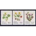 Norge. 1979.  Højfjeldsblomster.  AFA nr. 817-19 ** stemplet postfrisk FDC
