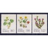 Norge. 1979.  Højfjeldsblomster.  AFA nr. 817-19 ** stemplet postfrisk FDC