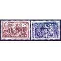 Norge. 1980.  Fællesnordisk udgave..  AFA nr. 829-30 ** stemplet postfrisk FDC
