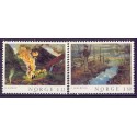 Norge. 1980.  Malerkunst..  AFA nr. 831-32 ** stemplet postfrisk FDC