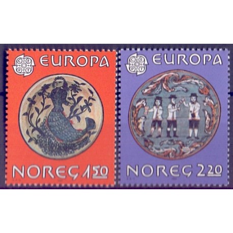 Norge. 1981. Europamærker / CEPT.  AFA nr. 844-45 ** stemplet postfrisk FDC