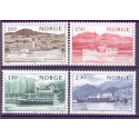 Norge. 1981. Motorskibe.  AFA nr. 849-52 ** stemplet postfrisk FDC