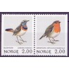 Norge. 1982. Fugle, i parstykke. AFA nr. 868-69 ** stemplet postfrisk FDC
