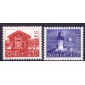 Norge. 1983. Brugsudgave. AFA nr. 884-85 ** stemplet postfrisk FDC