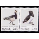 Norge. 1983. Fugle i parstykke. AFA nr. 891-92 ** stemplet postfrisk FDC