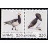 Norge. 1983. Fugle i parstykke. AFA nr. 891-92 ** stemplet postfrisk FDC