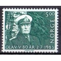 Norge. 1983. Kong Olav V. 80 år. AFA nr. 897 ** stemplet postfrisk FDC