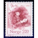 Norge. 1983. Jonas Lies fødsel. AFA nr. 898 ** stemplet postfrisk FDC