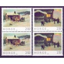 Norge. 1983. julefrimærker, i parstykker. AFA nr. 902Co-03Cn ** stemplet postfrisk FDC