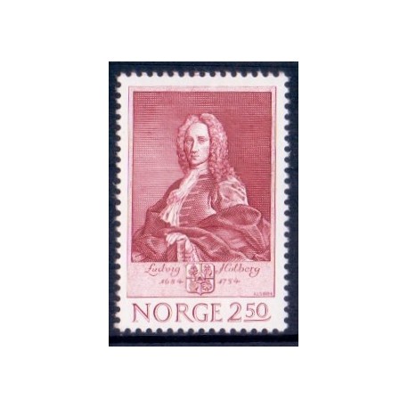 Norge. 1984. Ludvig Holbergs fødsel. AFA nr. 920 ** stemplet postfrisk FDC