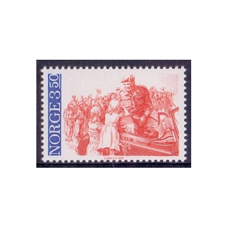 Norge. 1985. 40-året for befrielsen. AFA nr. 928 ** stemplet postfrisk FDC