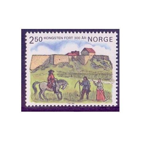 Norge. 1985. Kongsten Fort 300 år . AFA nr. 929 ** stemplet postfrisk FDC