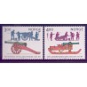 Norge. 1985. Artilleri samt befalingsskolernes jubilæum. AFA nr. 930-31 ** stemplet postfrisk FDC