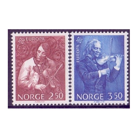 Norge. 1985. Europamærker / CEPT . AFA nr. 934-35 ** stemplet postfrisk FDC