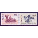 Norge. 1985. Statens havnevæsen og søopmåling. AFA nr. 941-42 ** stemplet postfrisk FDC