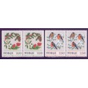 Norge. 1985. Julefrimærker i parstykker. AFA nr. 943Cv-44Ch ** stemplet postfrisk FDC