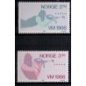 Norge. 1986. VM i skiskydning AFA nr. 945-46 ** stemplet postfrisk FDC