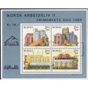 Norge. 1986. Erhvervsliv II miniark. AFA nr. 955 ** stemplet postfrisk FDC