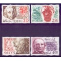 Norge. 1986. Kendte personer. AFA nr. 956-59 ** stemplet postfrisk FDC