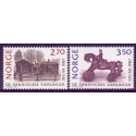 Norge. 1987. Spiselige svampe i parstykke. AFA nr. 971Cv-72Ch ** stemplet postfrisk FDC