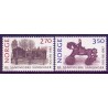 Norge. 1987. Spiselige svampe i parstykke. AFA nr. 971Cv-72Ch ** stemplet postfrisk FDC