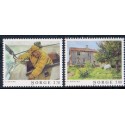 Norge. 1987.  Norsk malerkunst. AFA nr. 978-79 *** stemplet postfrisk FDC