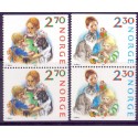 Norge. 1987.  Julefrimærker i parstykker. AFA nr. 983Co-84Cn ** stemplet postfrisk FDC