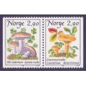Norge. 1988.  Spiselige svampe i parstykker. AFA nr. 989Cv-90Ch ** stemplet postfrisk FDC