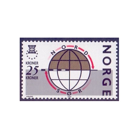 Norge. 1988.  Europæisk afhænighed og solidariet. AFA nr. 994 ** stemplet postfrisk FDC