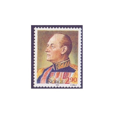 Norge. 1988.  Kong Olav . AFA nr. 995 ** stemplet postfrisk FDC