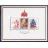 Norge. 1988.  Kong Olav 85-års fødselsdag miniark. AFA nr. 996 ** stemplet postfrisk FDC