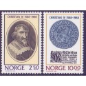 Norge. 1988.  Christian IV's tronbestigelse. AFA nr. 999-1000 ** stemplet postfrisk FDC