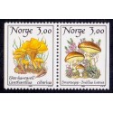 Norge. 1989. Spiselige svampe i parstykke AFA nr. 1010Cv-11Ch ** stemplet postfrisk FDC